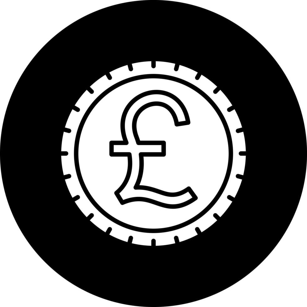 British Pound Vector Icon Style