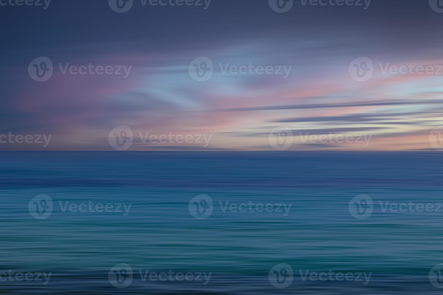 calm gentle blue background with long exposure photo
