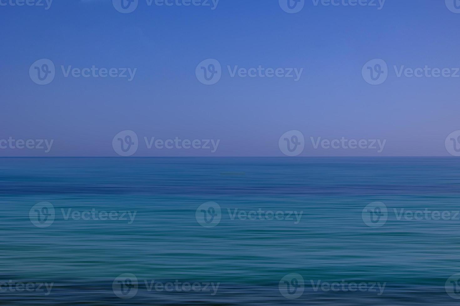 calm gentle blue background with long exposure photo