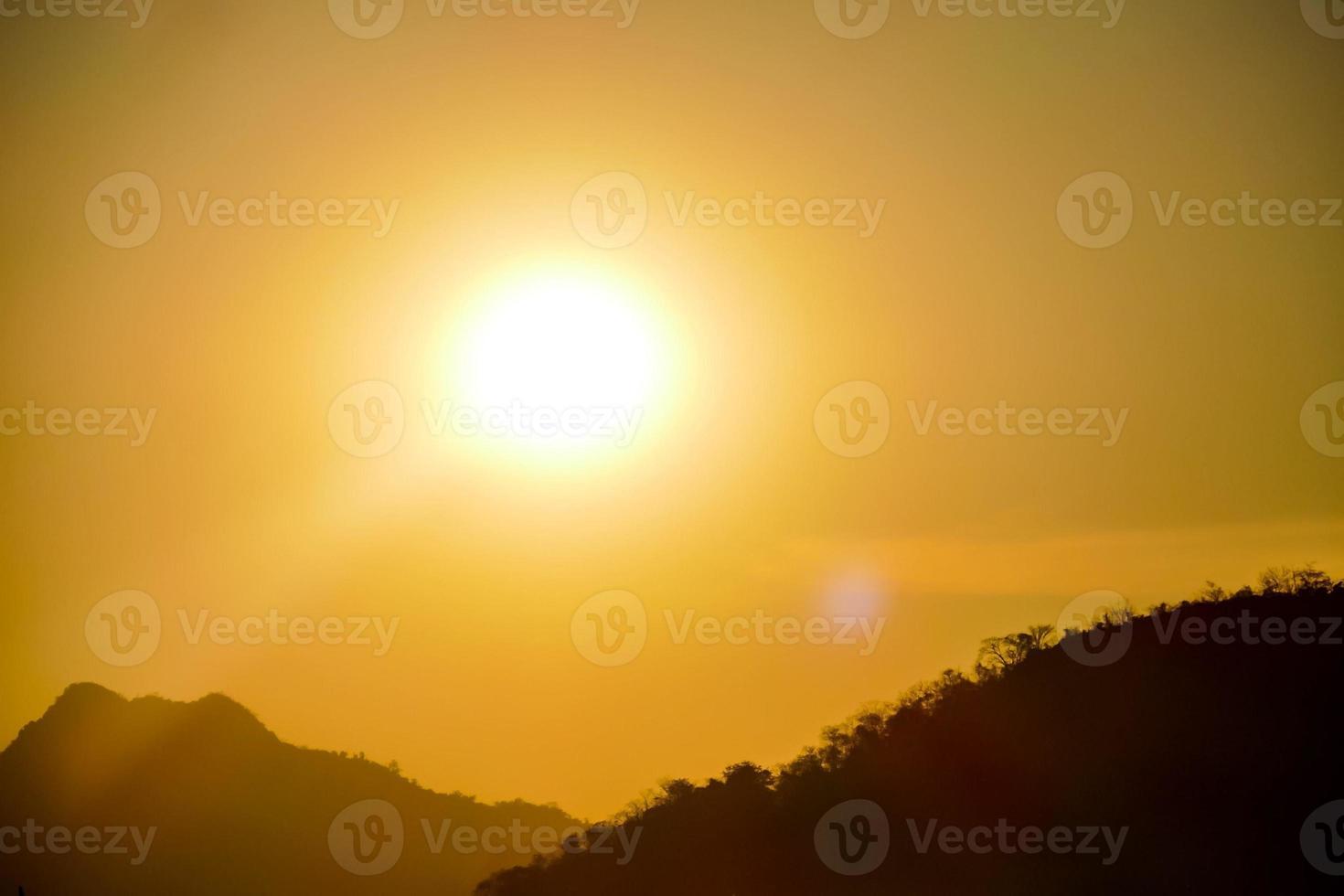 A beautiful sunset view photo