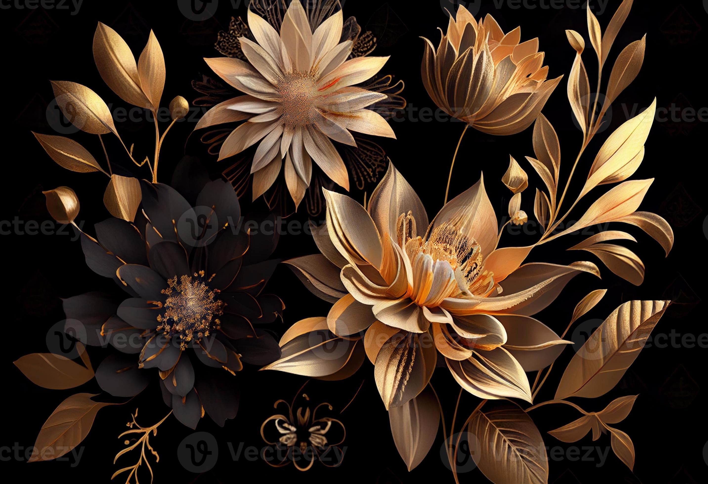 Top 97+ imagen wallpaper flower black background - Thpthoanghoatham.edu.vn