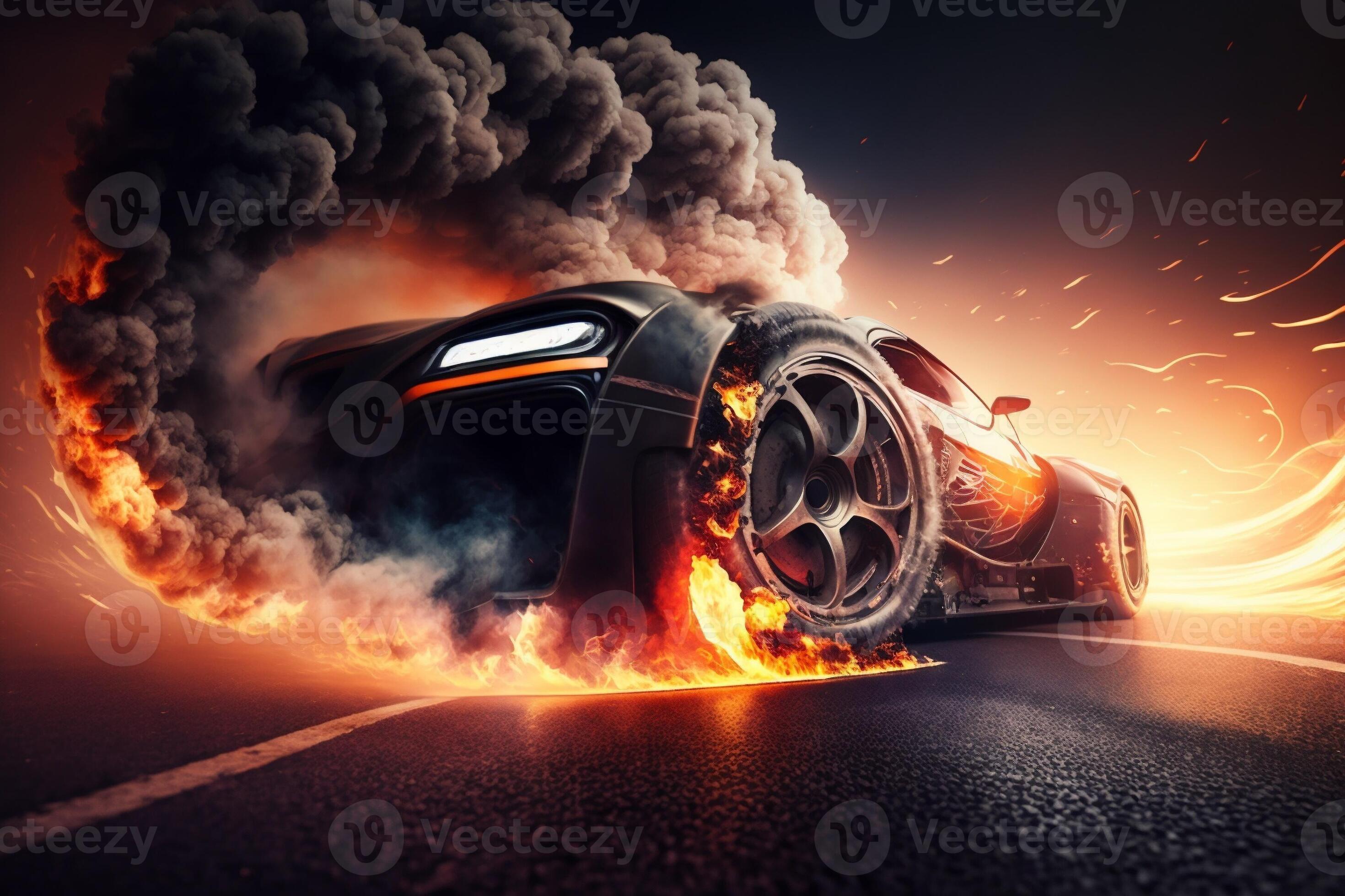 Circuit car racing illustration 3d hi-res stock photography and