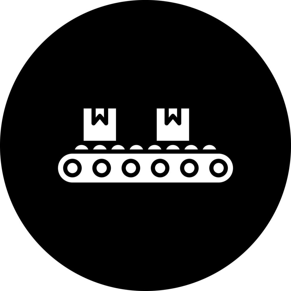 Conveyor Belt Vector Icon Style