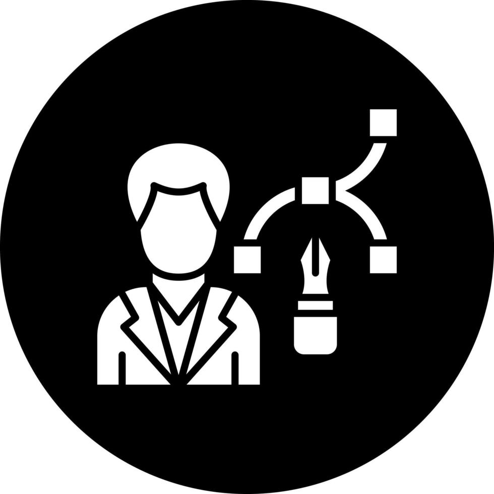 Designer Male Vector Icon Style