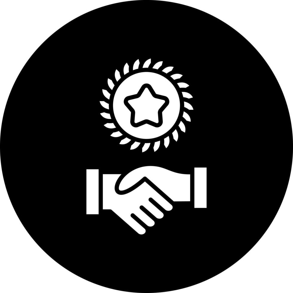 Handshake Vector Icon Style