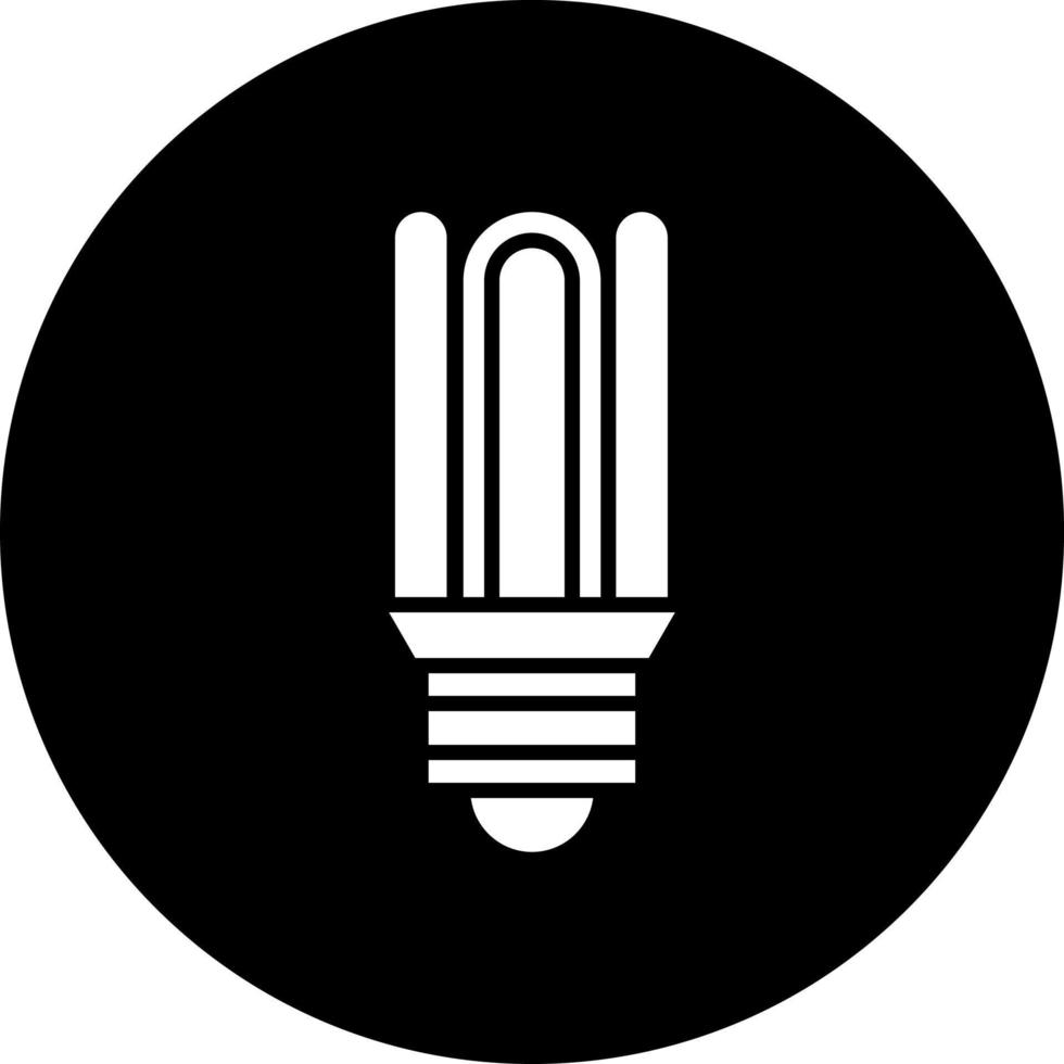 Cfl Compact Bulb Vector Icon Style