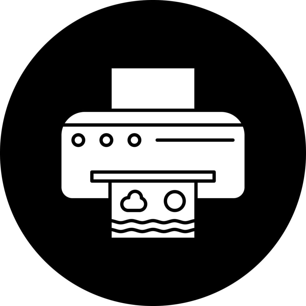 Printer Vector Icon Style