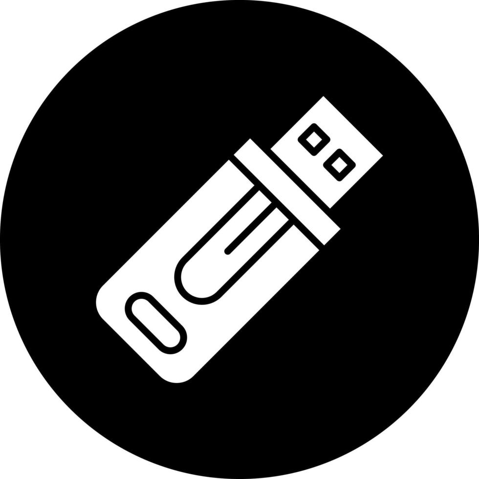 Usb Drive Vector Icon Style