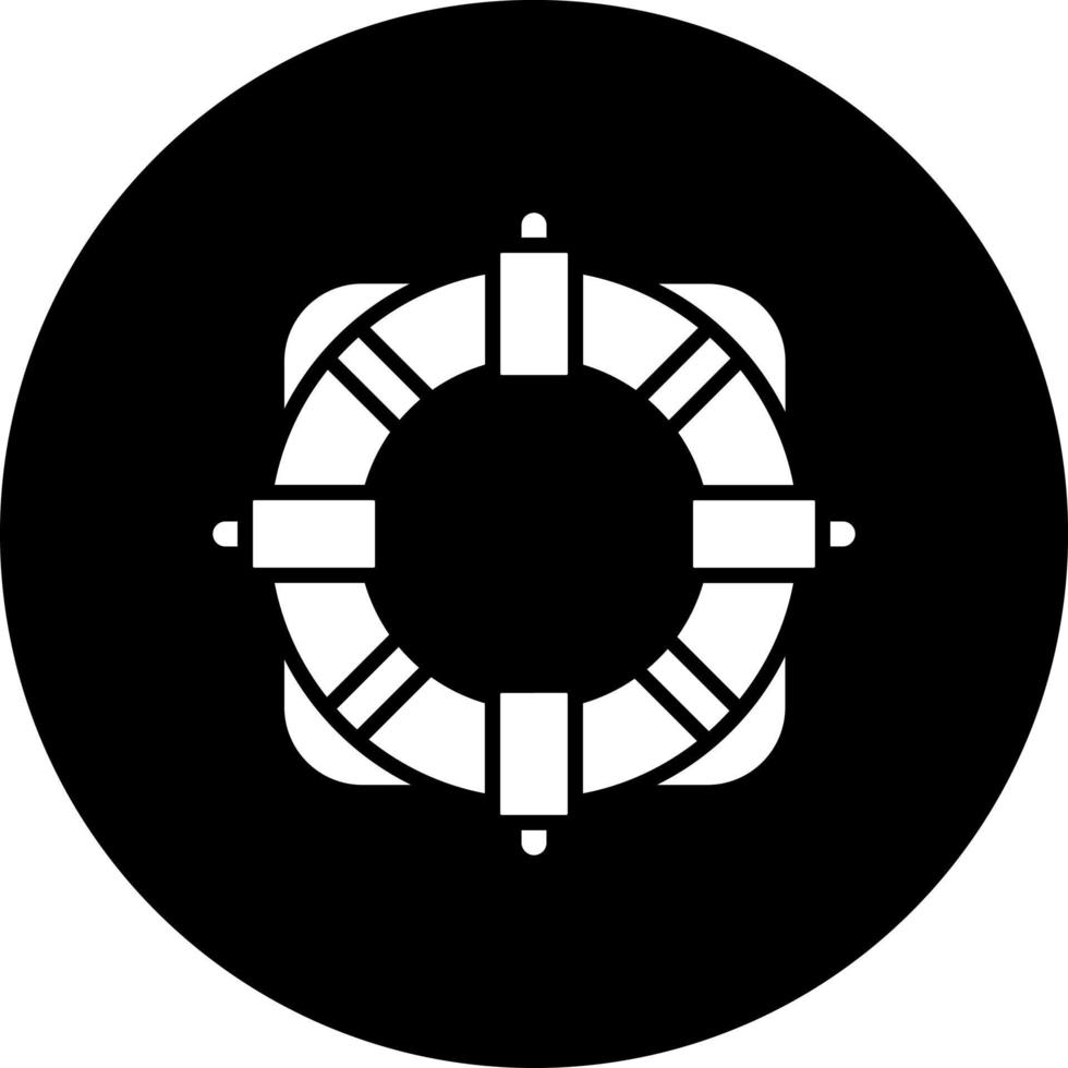 Lifebuoy Vector Icon Style