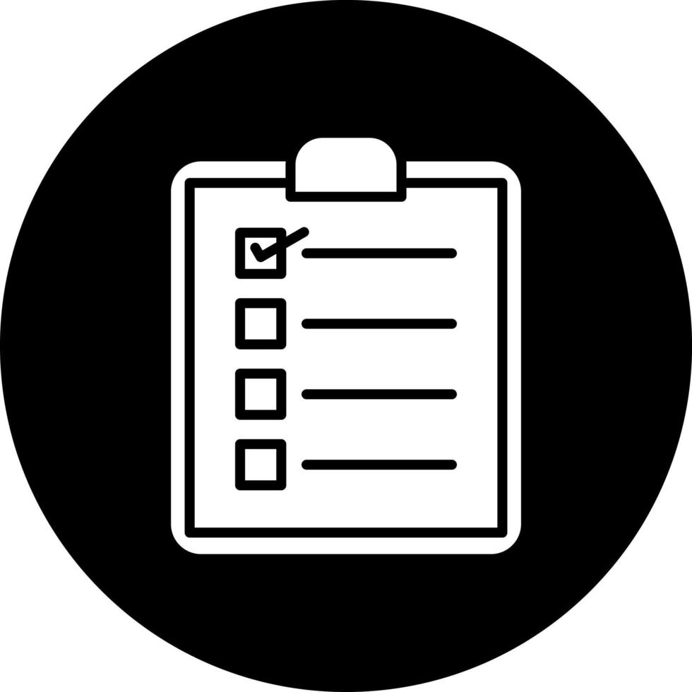 Checklist Vector Icon Style