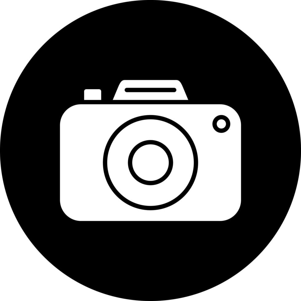 fotografía vector icono estilo