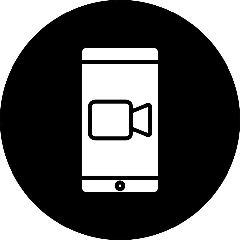 Video Call Vector Icon Style