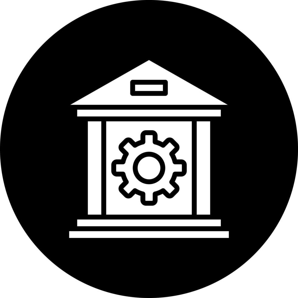 Banking System Vector Icon Style