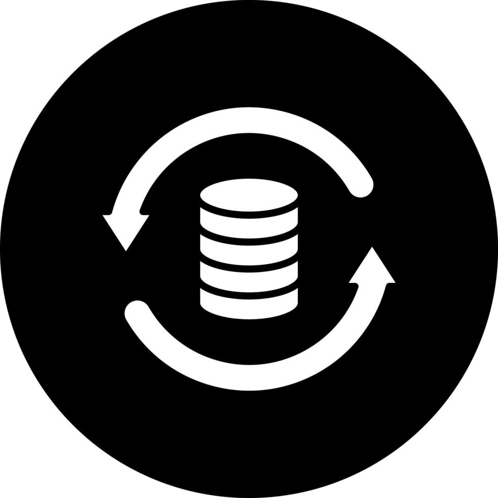 Data Backup Vector Icon Style