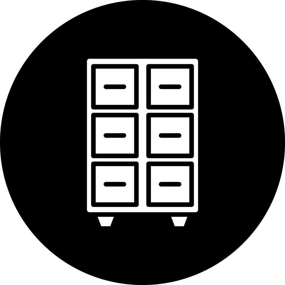 iling Cabinet Vector Icon Style