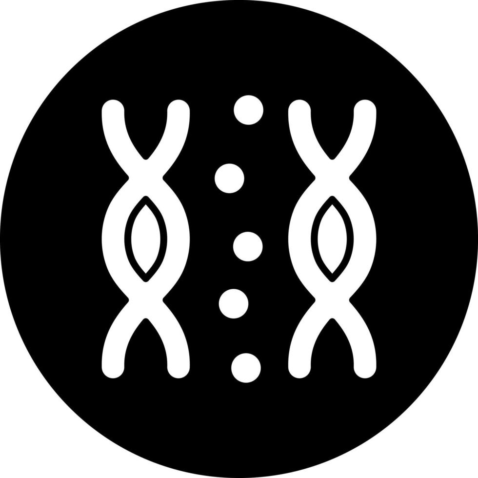 cromosoma vector icono estilo