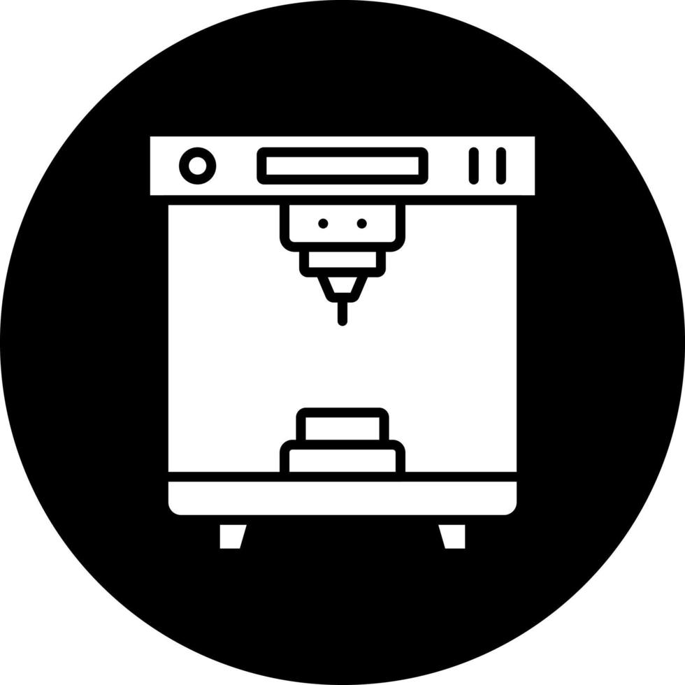 3d impresora vector icono estilo