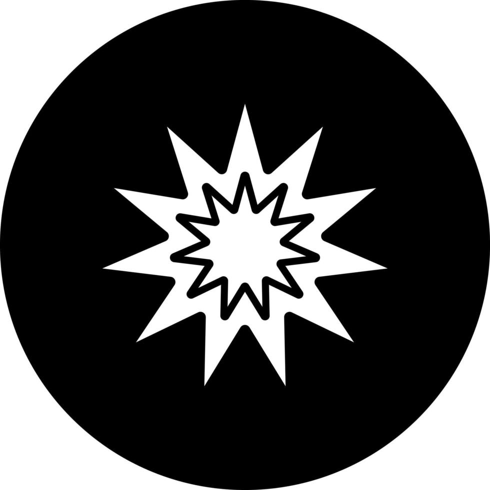 Explosion Vector Icon Style