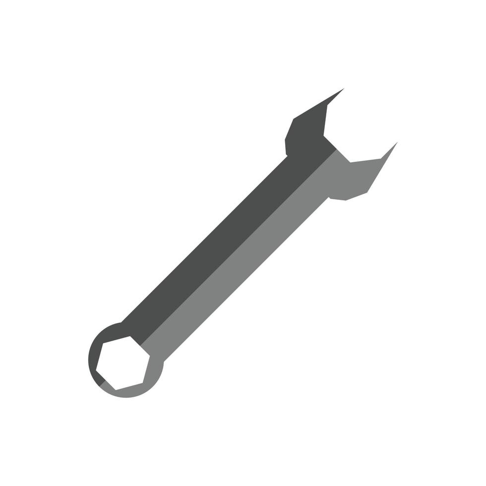 llave inglesa icono icono vector