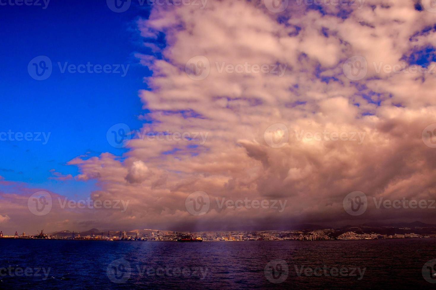 Sky with clouds photo