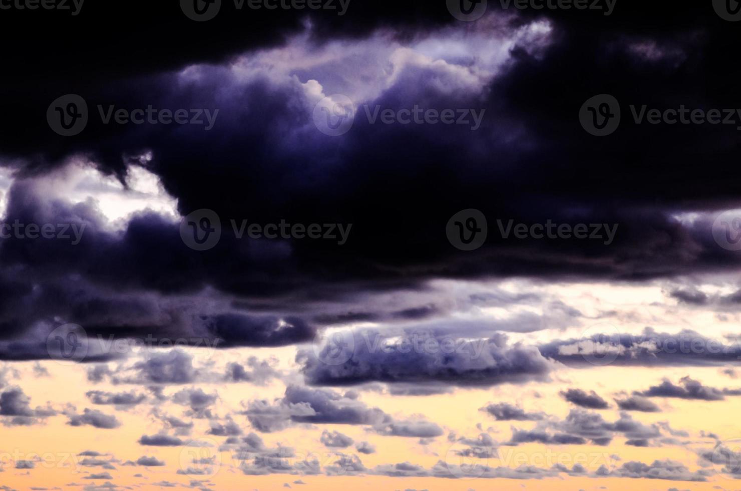 Sky with clouds photo
