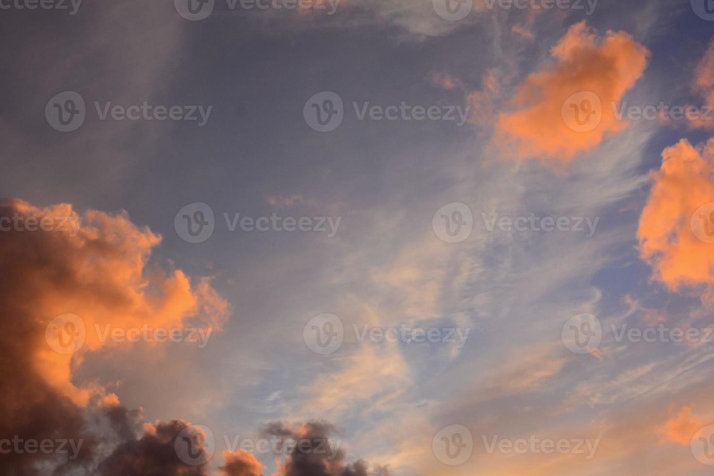 Sky with clouds photo