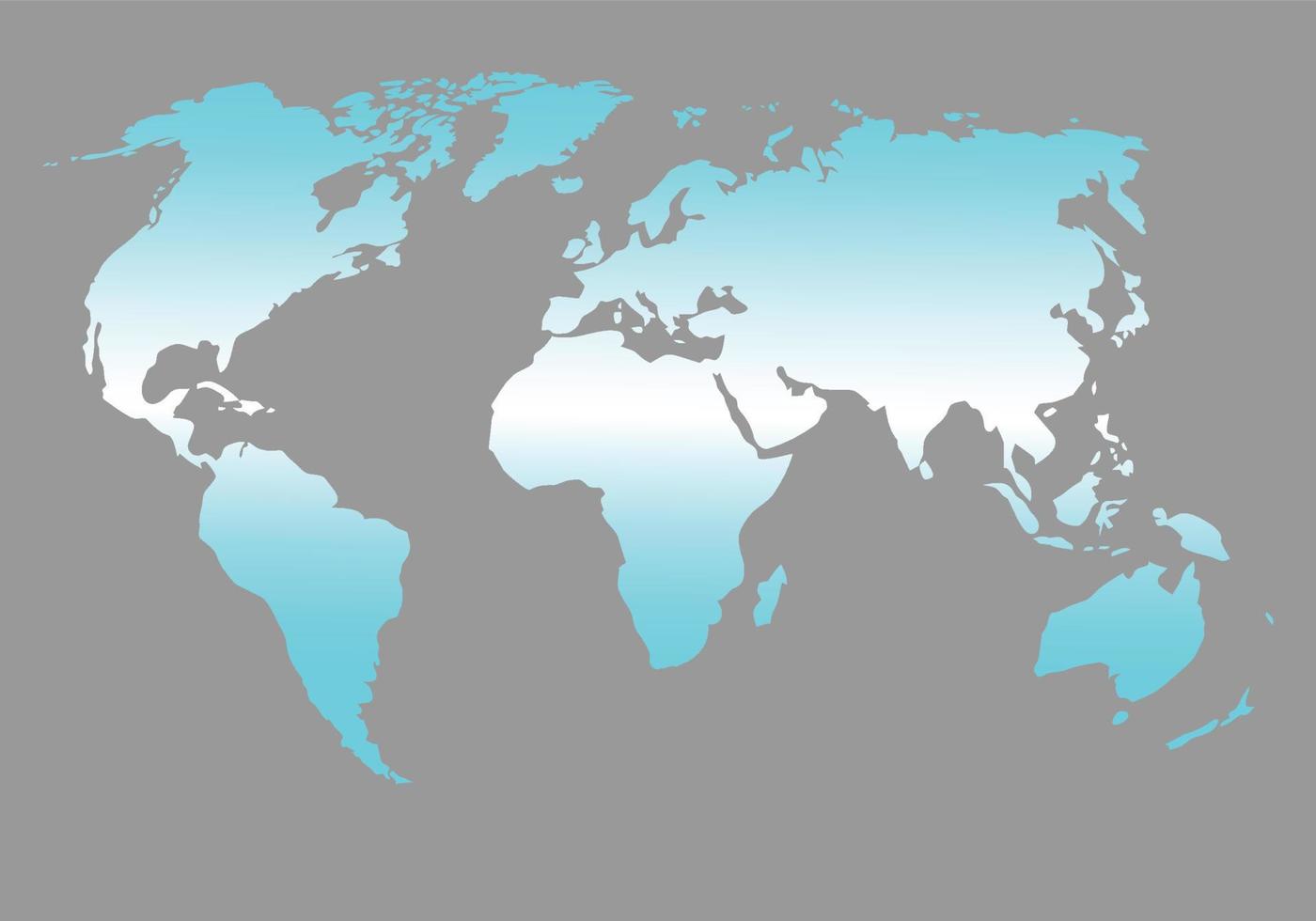 World map blue vector