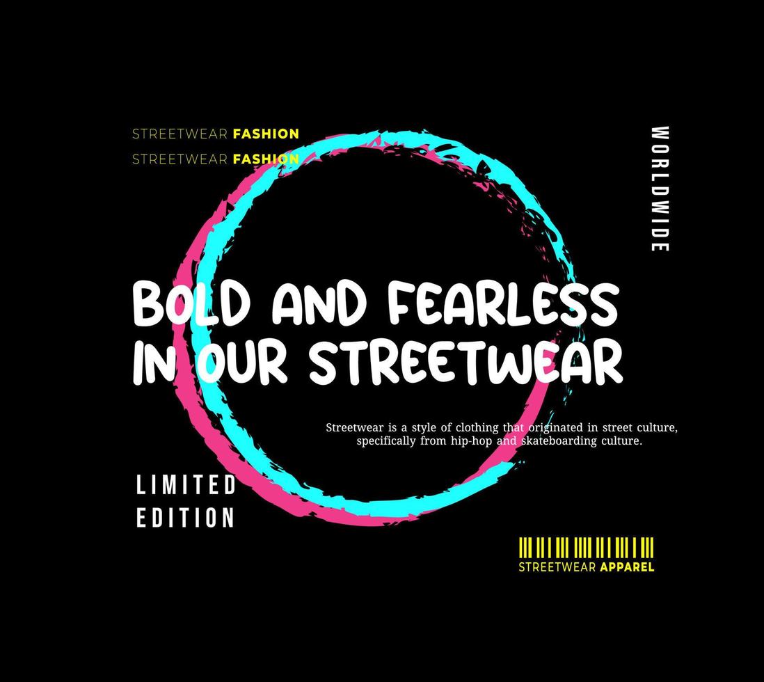 Urban Style Design Aesthetic, Casual Fashion Streetwear, Slogan Typography. for screen printing t-shirts, jackets vector
