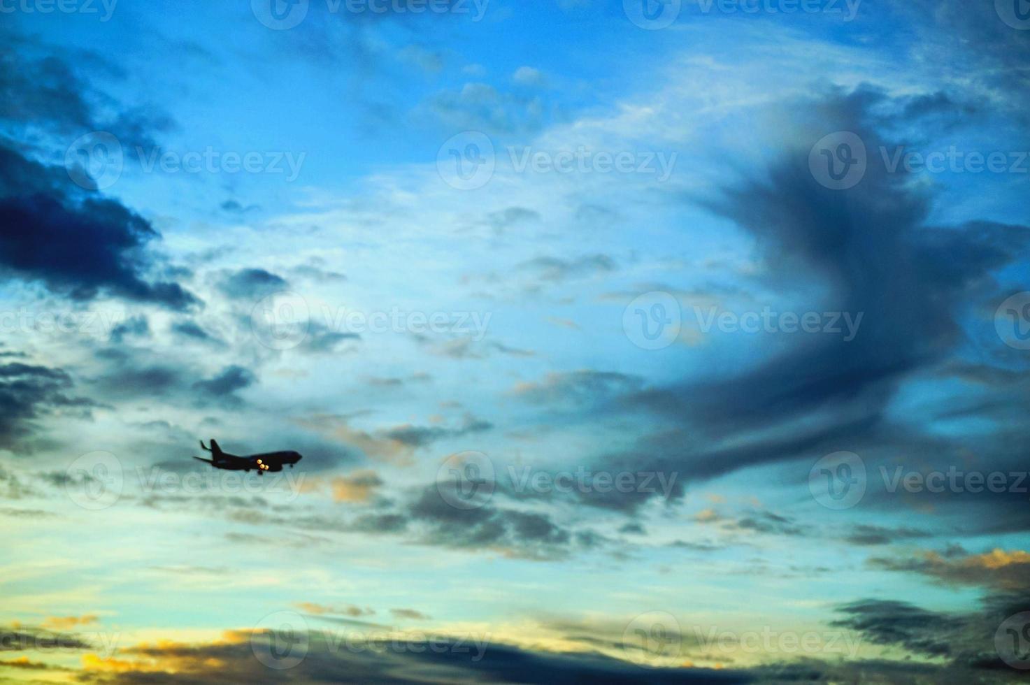 Sky with clouds photo