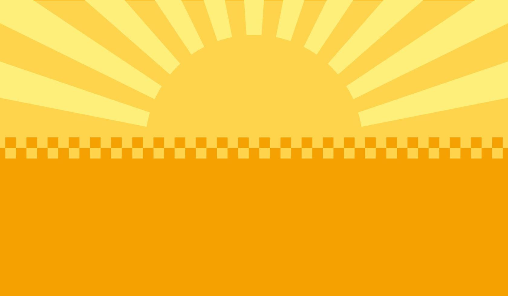 Background for a taxi service business card with sunburst background in retro style. vector