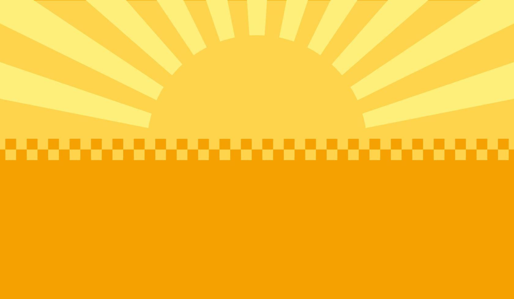 Background for a taxi service business card with sunburst background in retro style. vector