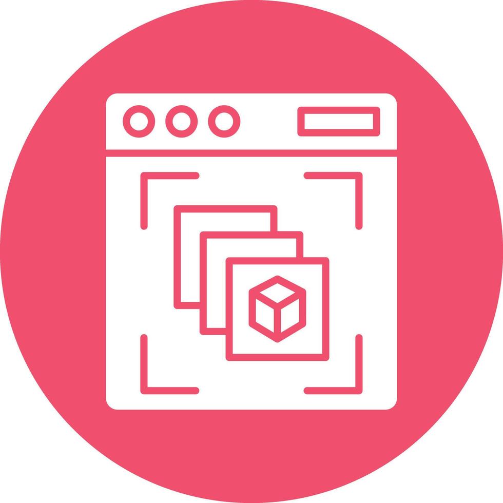 Vector Design Depth Perception Icon Style