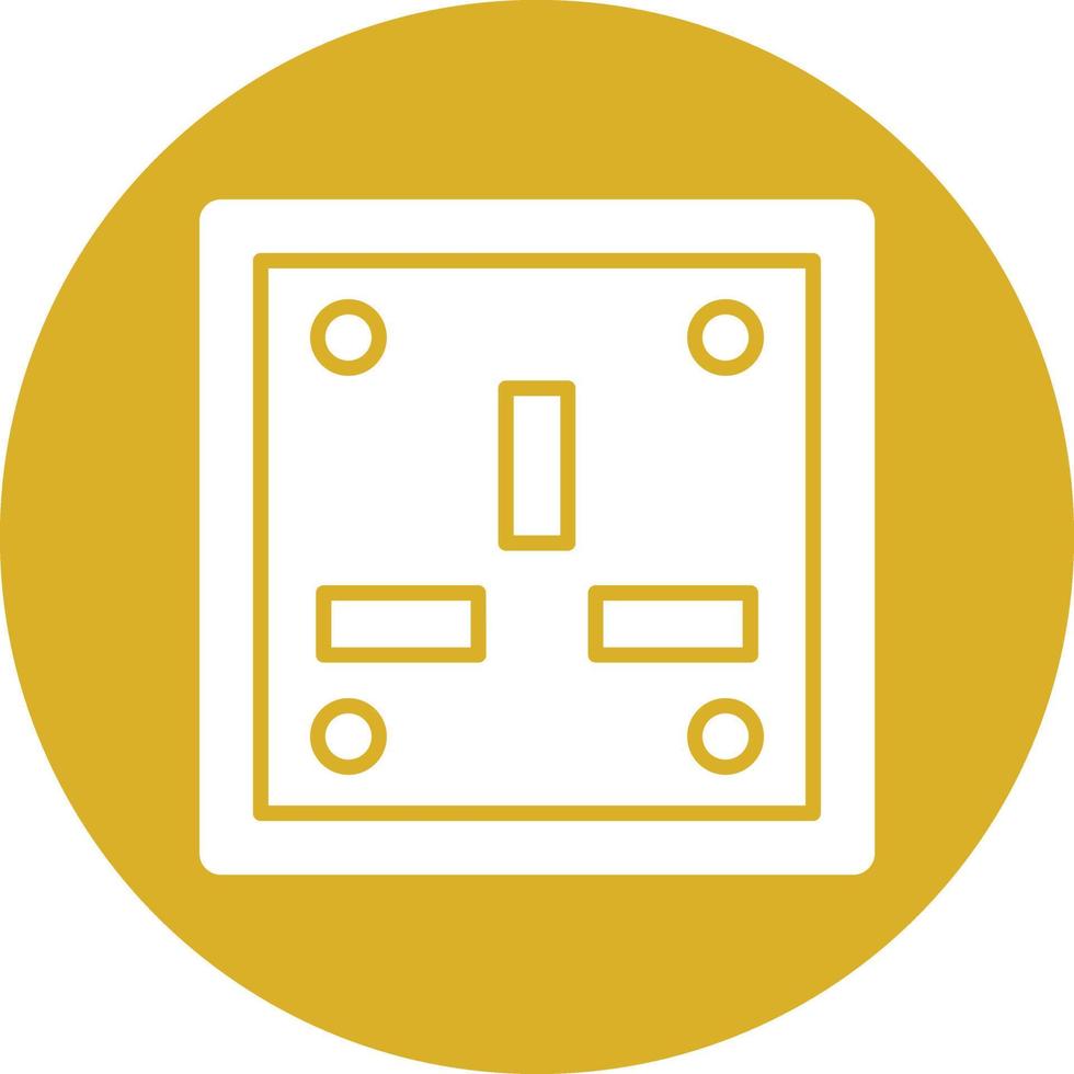 Vector Design Wall Socket Icon Style