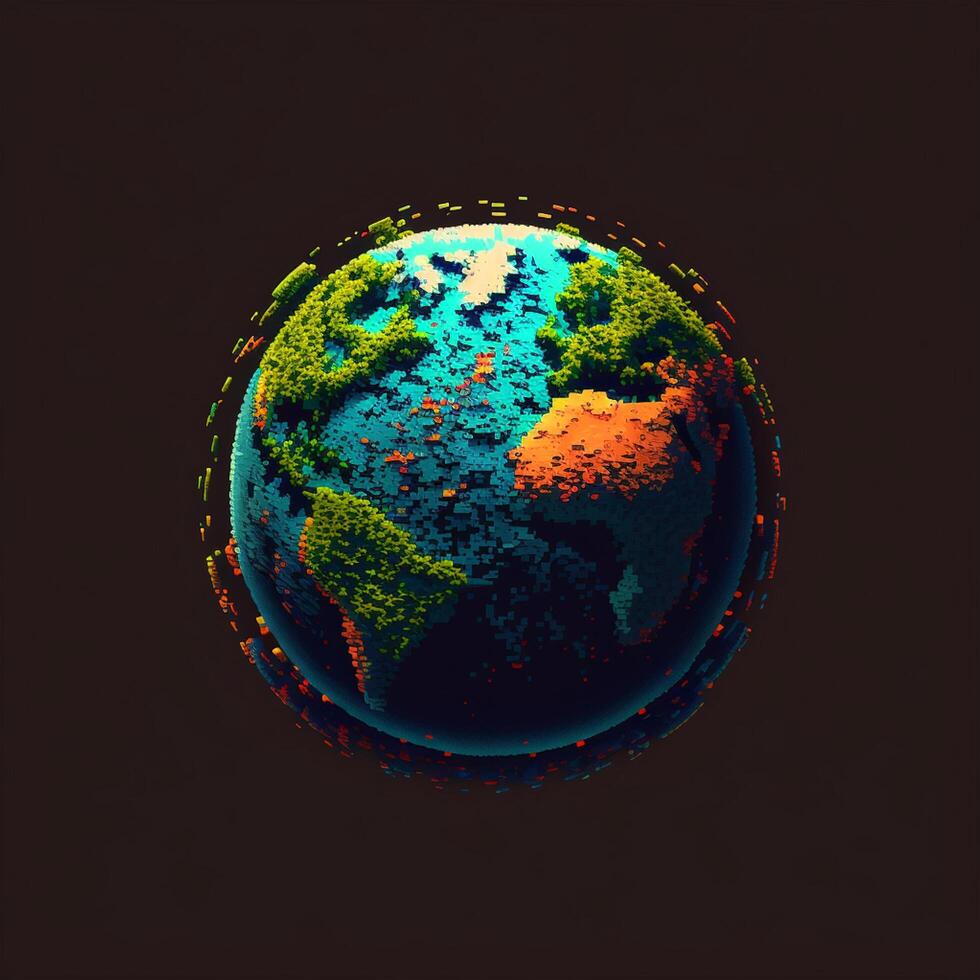 Save earth theme globe planet photo