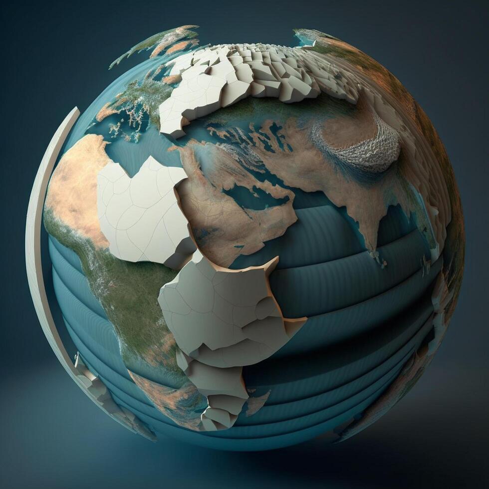 Save earth theme globe planet photo