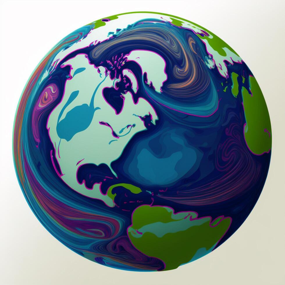 Save earth theme globe planet photo