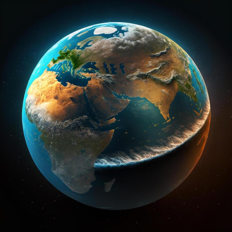 Save earth theme globe planet photo