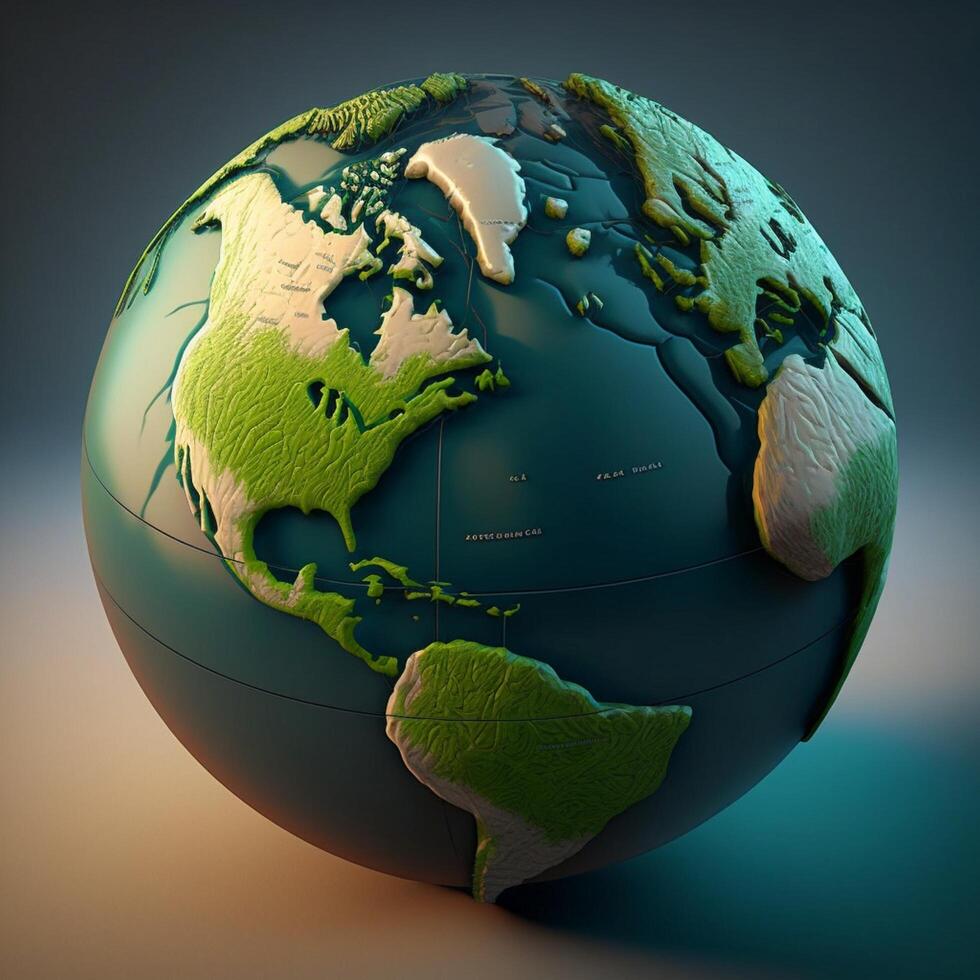 Save earth theme globe planet photo