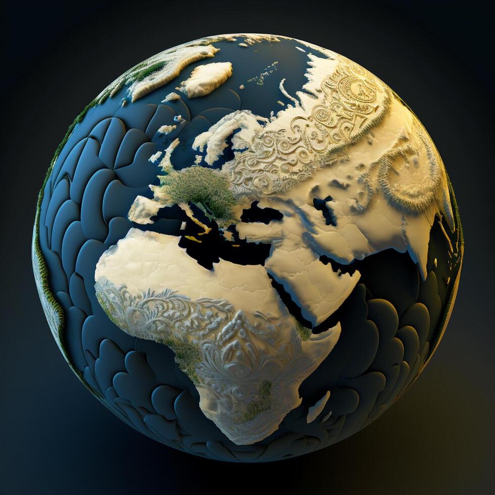 Save earth theme globe planet photo