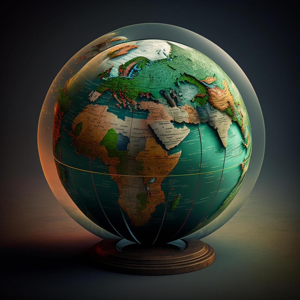 Save earth theme globe planet photo