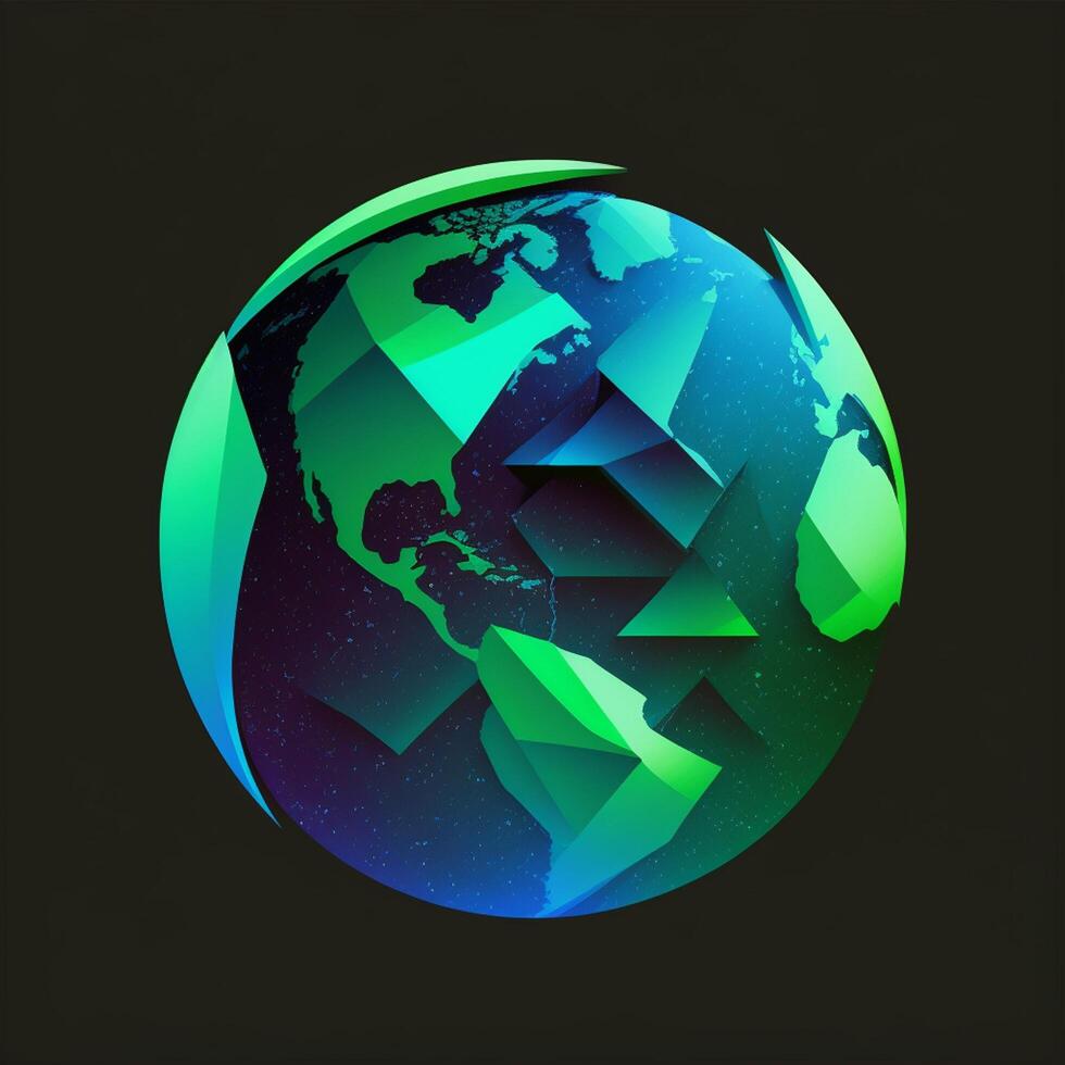 Save earth theme globe planet photo