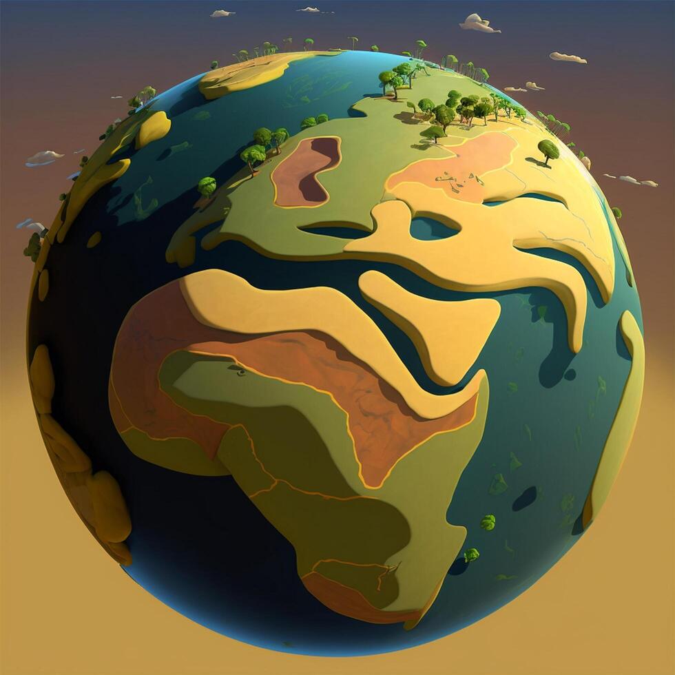 Earth globe Planet Save earth Go green photo