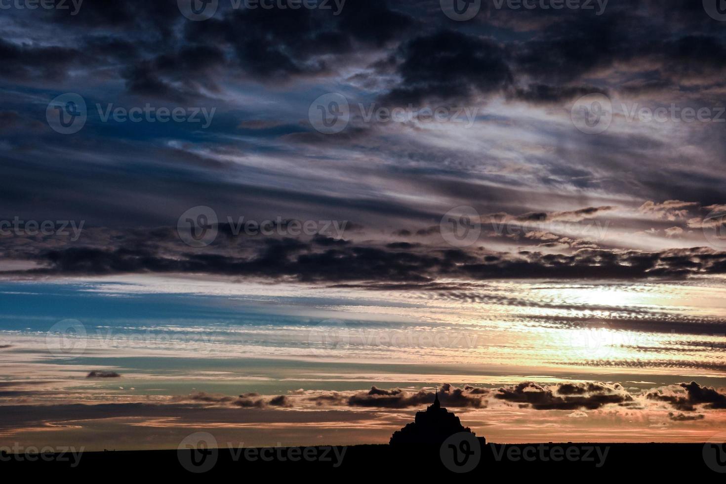 A beautiful sunset view photo