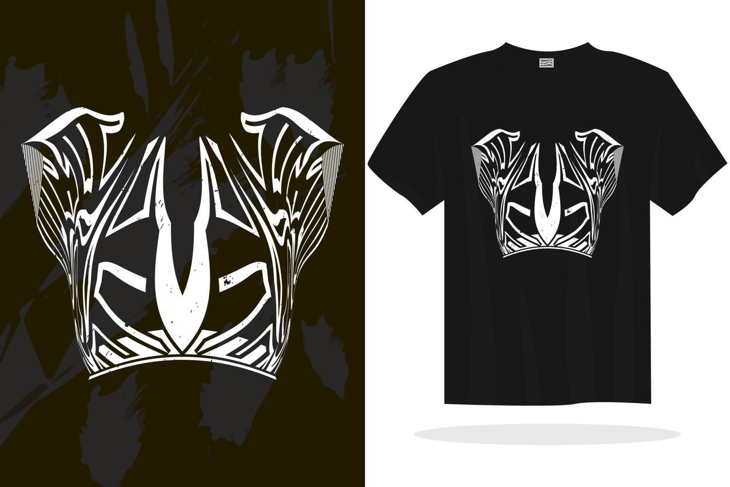 Modern t shirt design vector template with random graphics