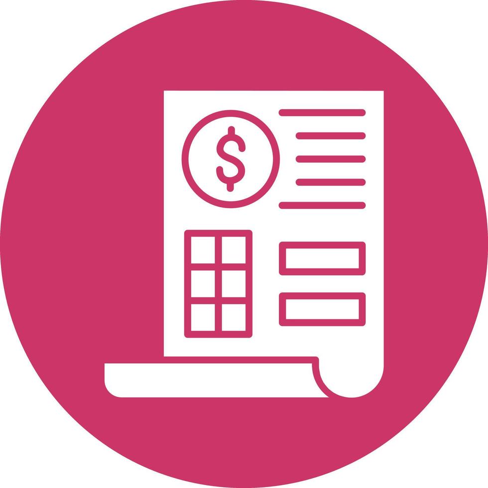 Vector Design Invoice Icon Style