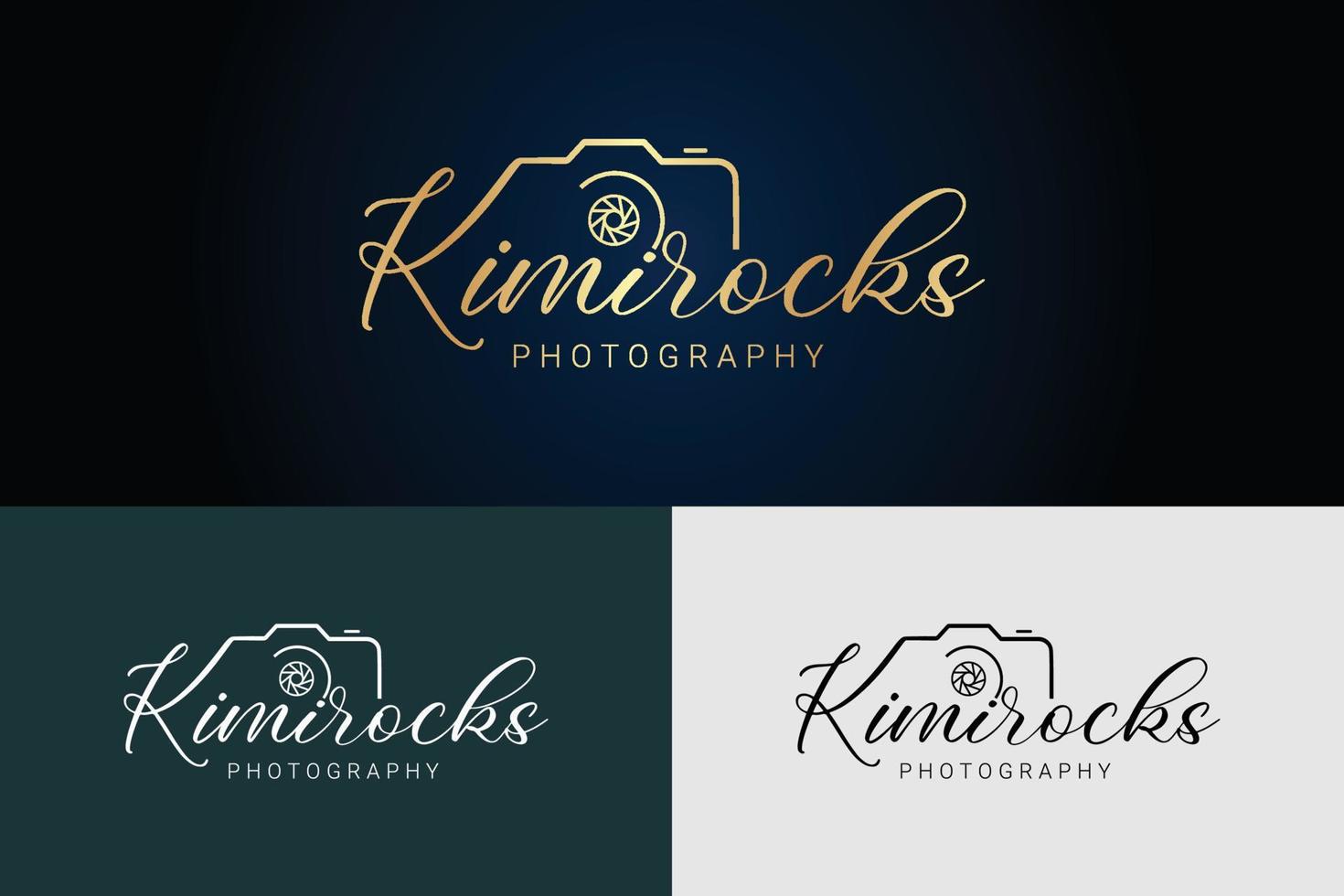 Camera photography logo icon vector template Free Vector