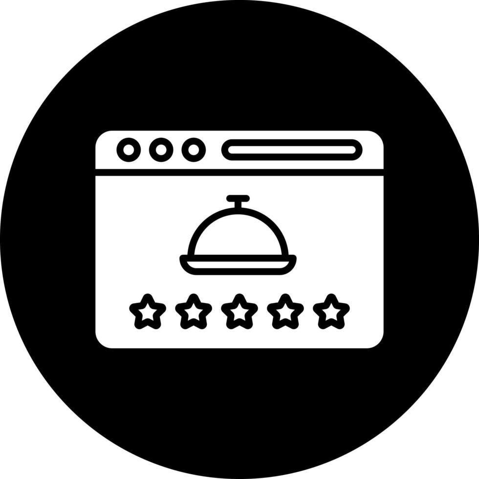 Food Review Vector Icon Style 22631056 Vector Art at Vecteezy