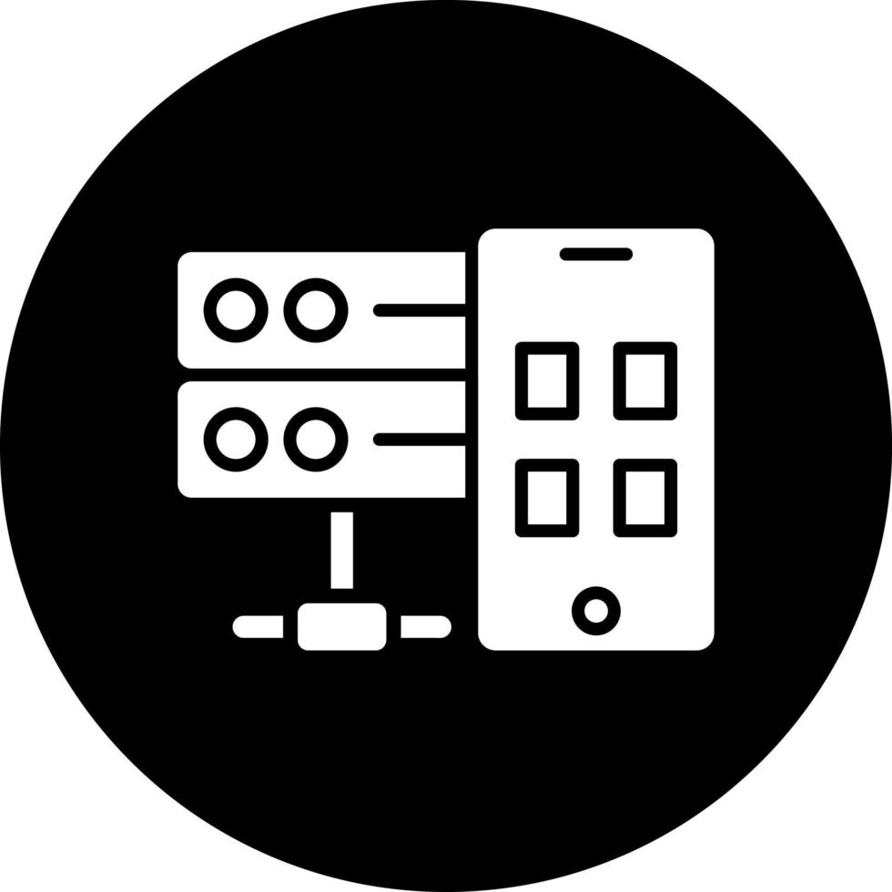 Smartphone Database Vector Icon Style 22631069 Vector Art at Vecteezy
