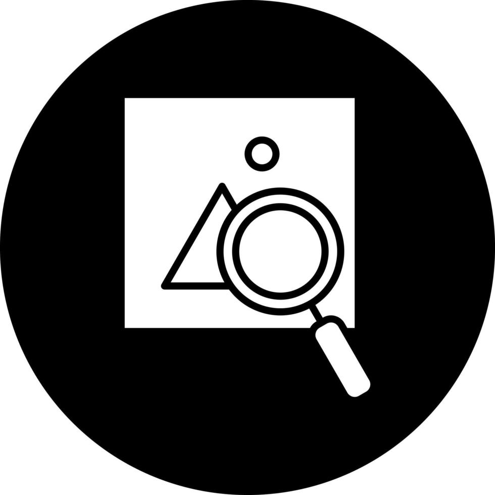 Search Image Vector Icon Style