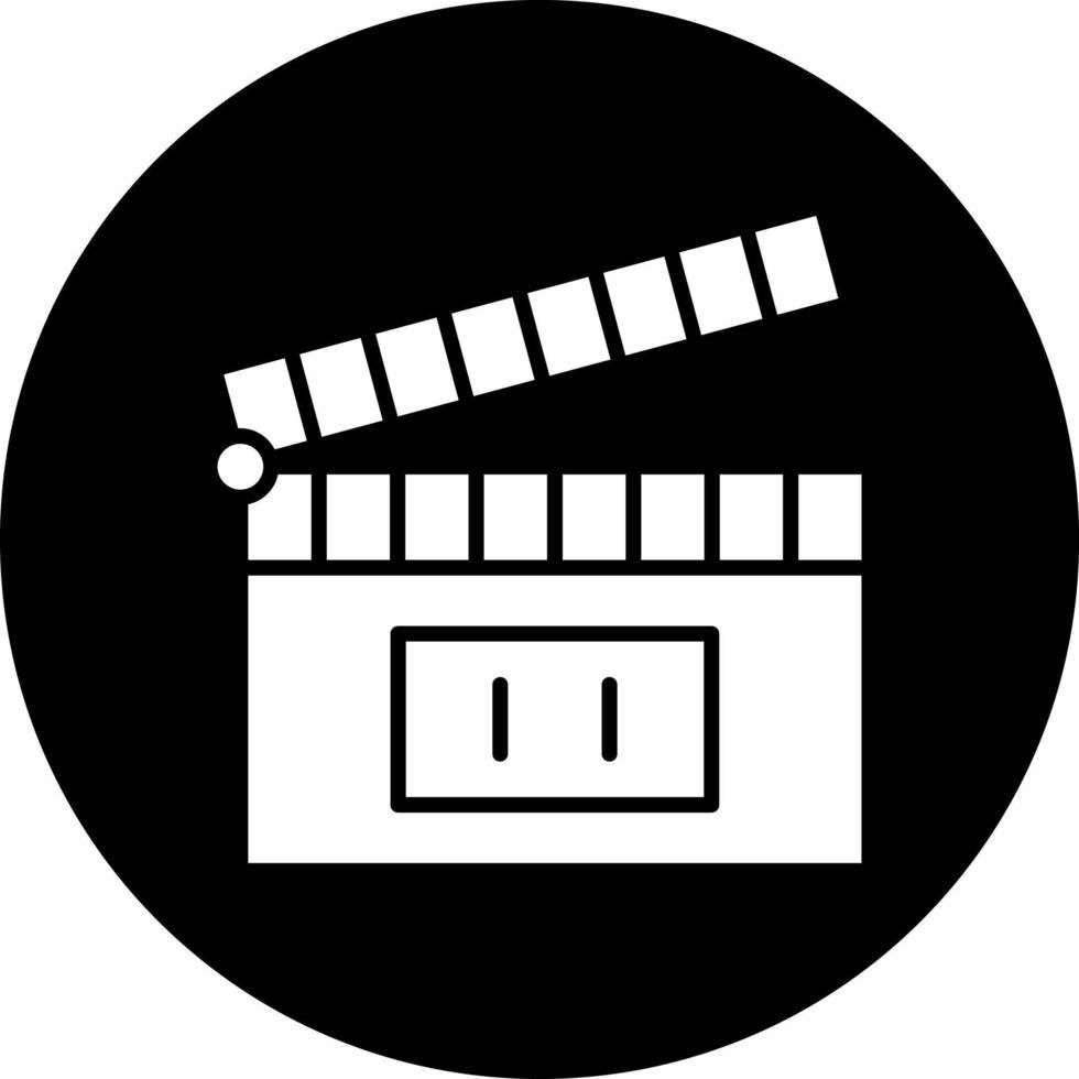 Clapperboard Vector Icon Style